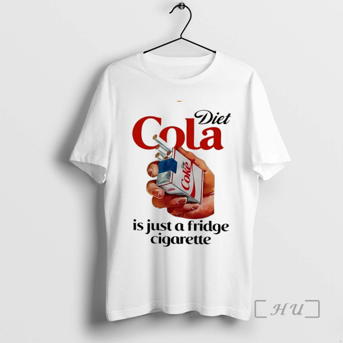 Officials Diet Cola Is Just A Fridge Cigarette Circle T-Shirts, Hoodie, Sweatshirt | PodTeesHub.com