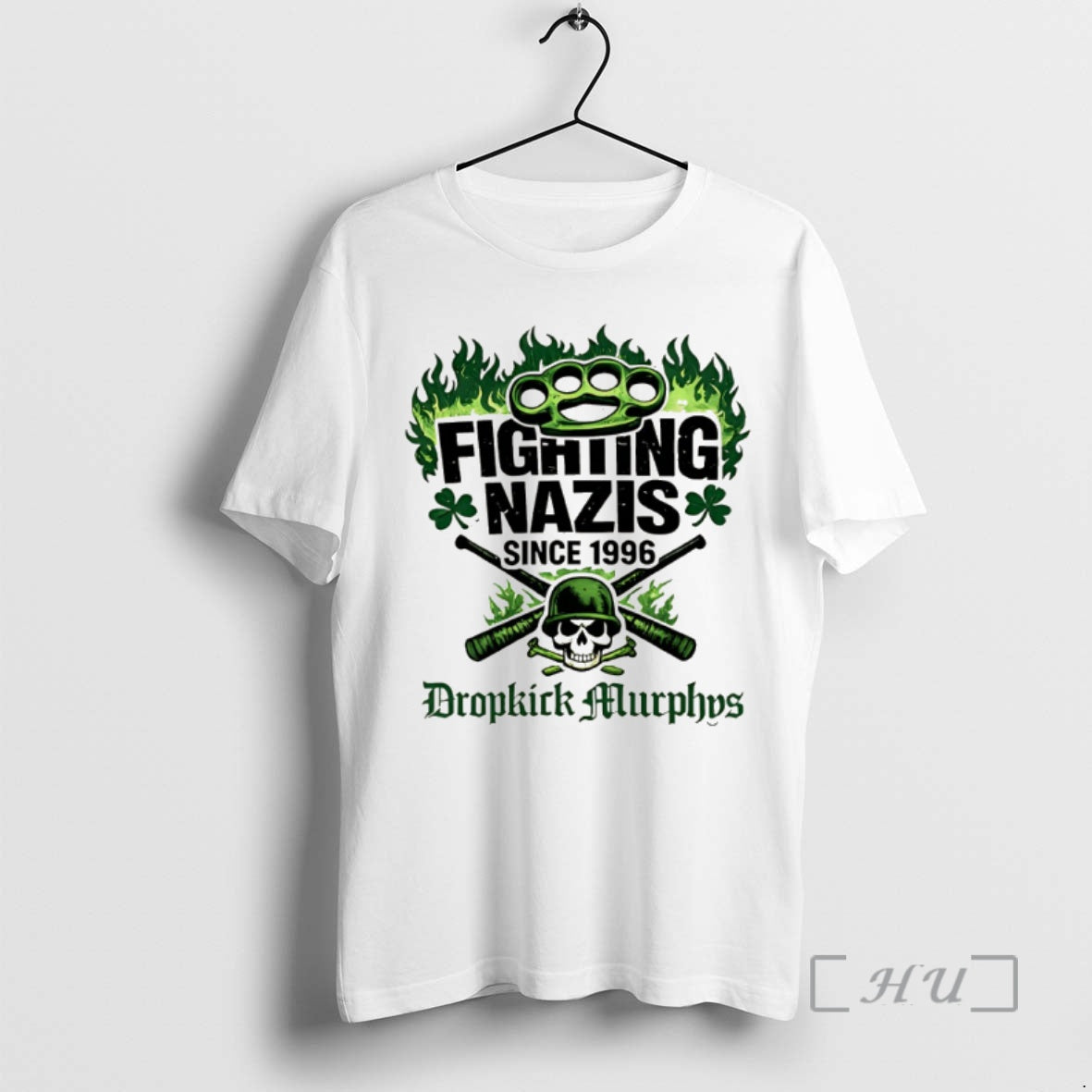 Officials Dropkick Murphys Band Fighting Nazis Since 1996 T-Shirts, Hoodie, Sweatshirt | PodTeesHub.com