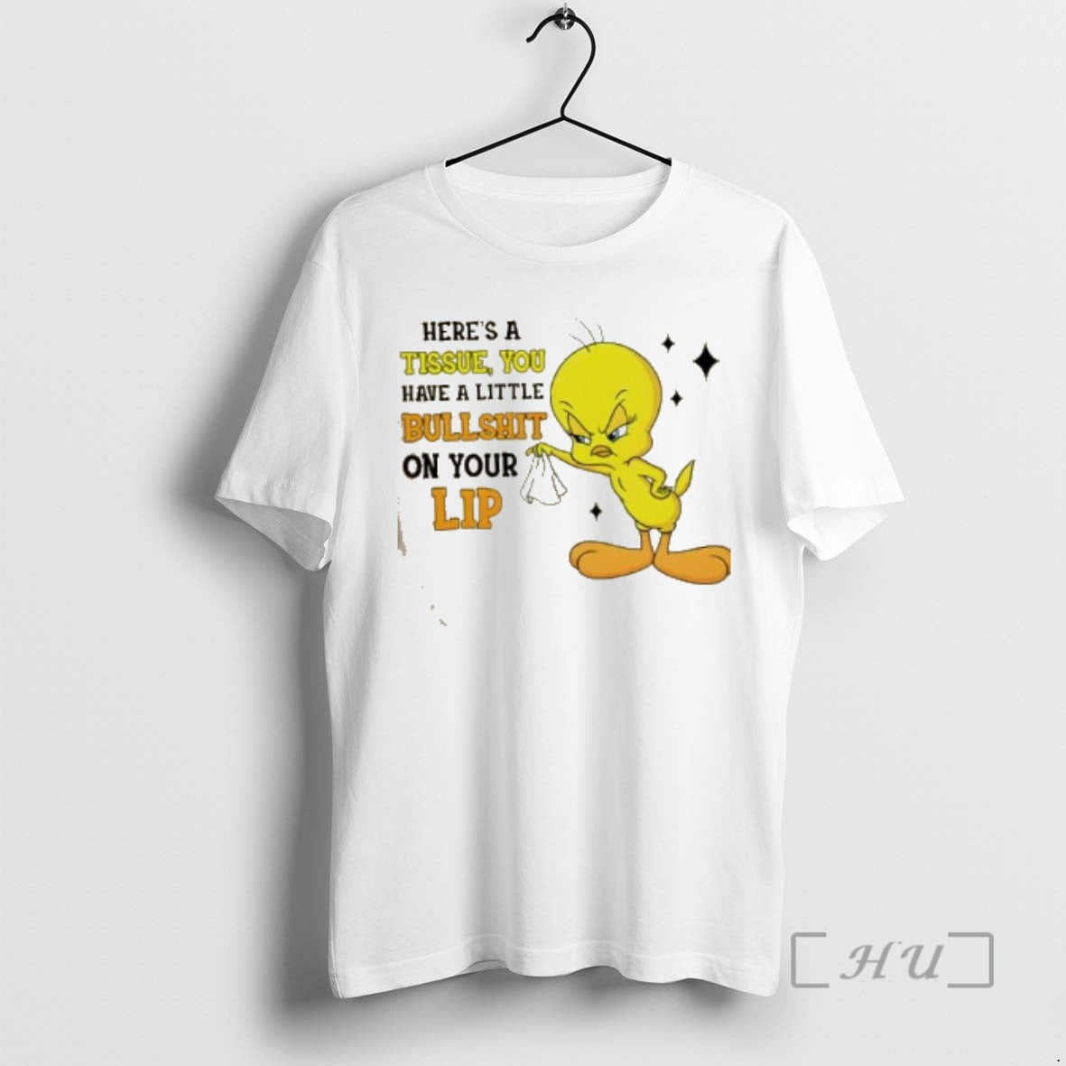 Officials Duck Heres A Tissue You Have A Little Bullshit On Your Lip Premium T-Shirts, Hoodie, Sweatshirt | PodTeesHub.com