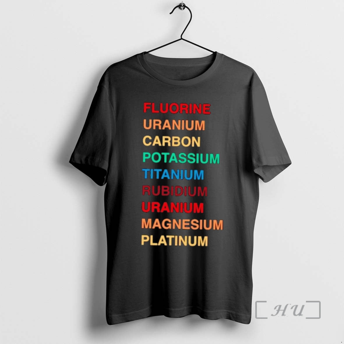 Officials Fluorine Uranium Carbon Potassium Titanium T-Shirts, Hoodie, Sweatshirt | PodTeesHub.com
