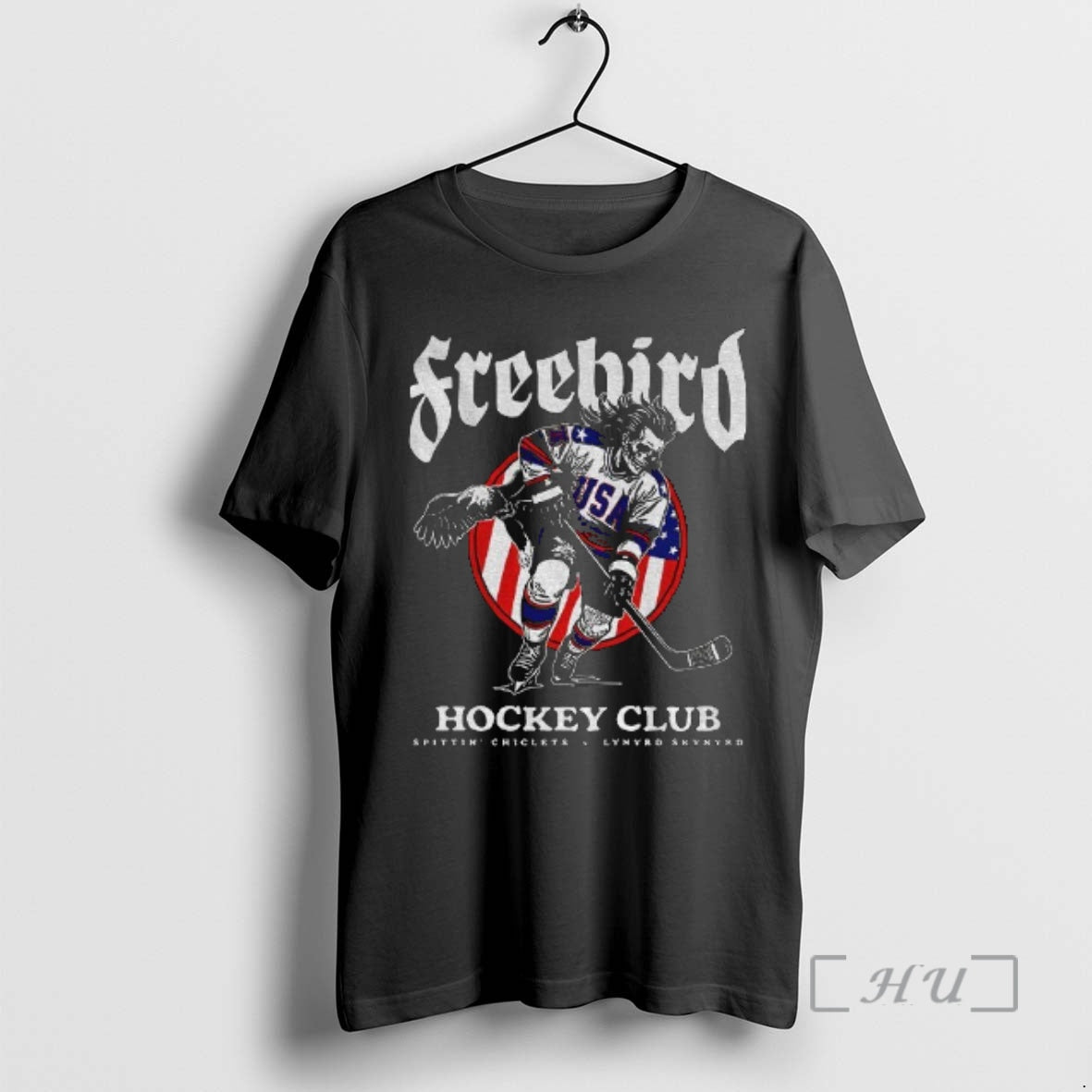 Officials Freebird Usa Spittin Chiclets X Lynyrd Skynyrd Hockey Club T-Shirts, Hoodie, Sweatshirt | PodTeesHub.com