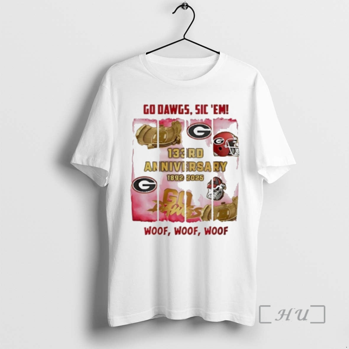 Officials Georgia Bulldogs 133rd Anniversary Go Dawgs Sic Em T-Shirts, Hoodie, Sweatshirt | PodTeesHub.com