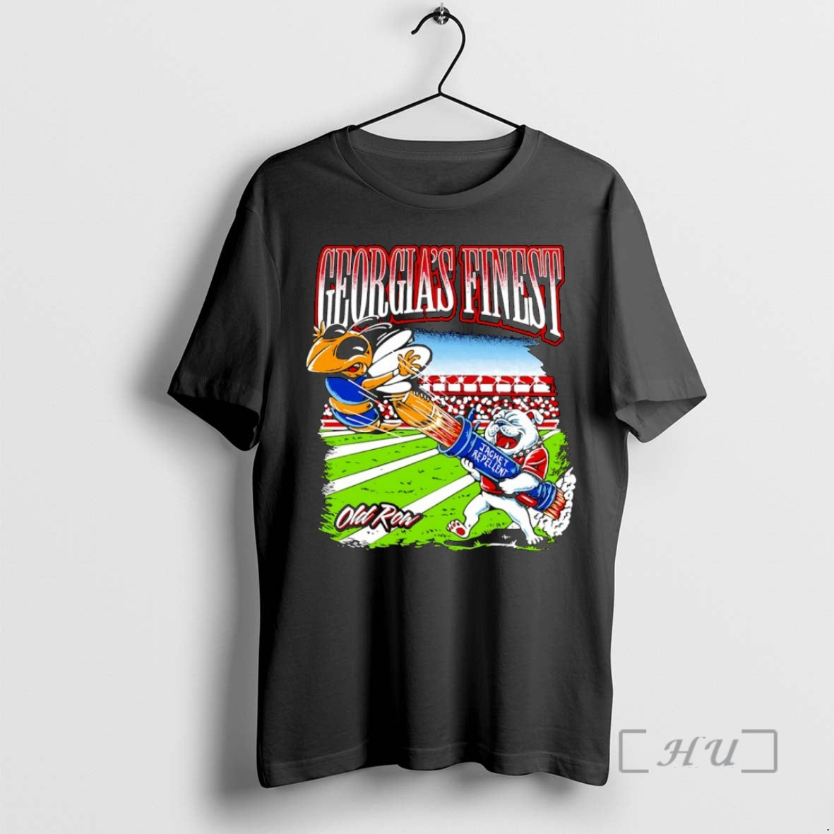 Officials Georgias Finest Jacket Repellent Dawg Mascot T-Shirts, Hoodie, Sweatshirt | PodTeesHub.com