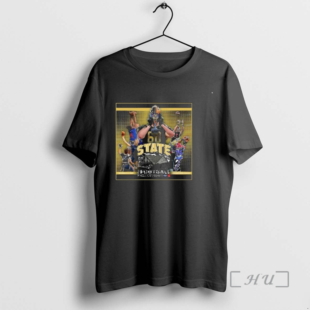 Officials Ghsa Football State Championships December 15 17 2025 Mercedes Benz Stadium Circle Black Premium T-Shirts,...