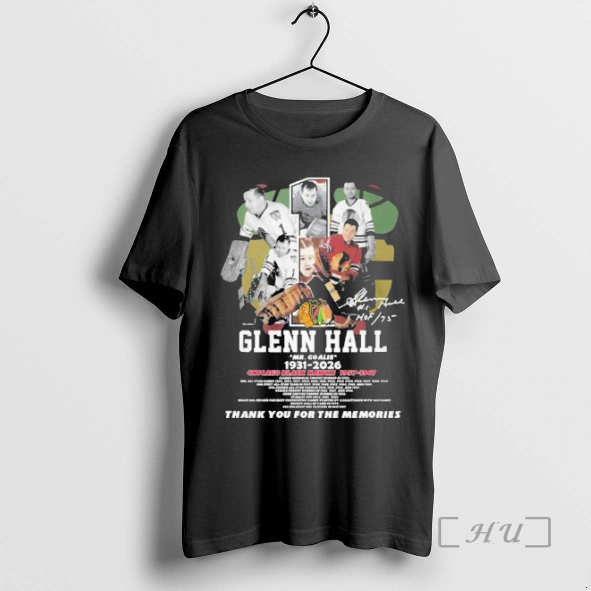 Officials Glenn Hall Mr Goalie 1931 2026 Chicago Blackhawks T-Shirts, Hoodie, Sweatshirt | PodTeesHub.com