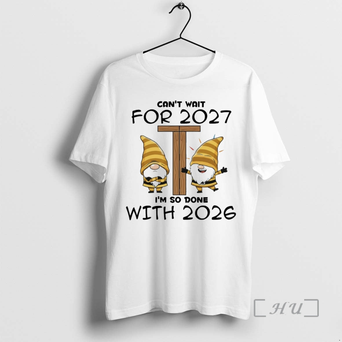 Officials Gnome Cant Wait For 2027 Im So Done With 2026 Circle Premium T Shirts Hoodie, Sweatshirt | PodTeesHub.com
