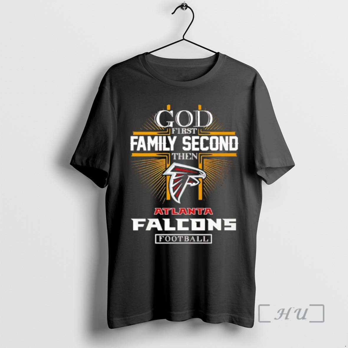 Officials God First Family Second Then Atlanta Falcons Football 2025 T-Shirts, Hoodie, Sweatshirt | PodTeesHub.com