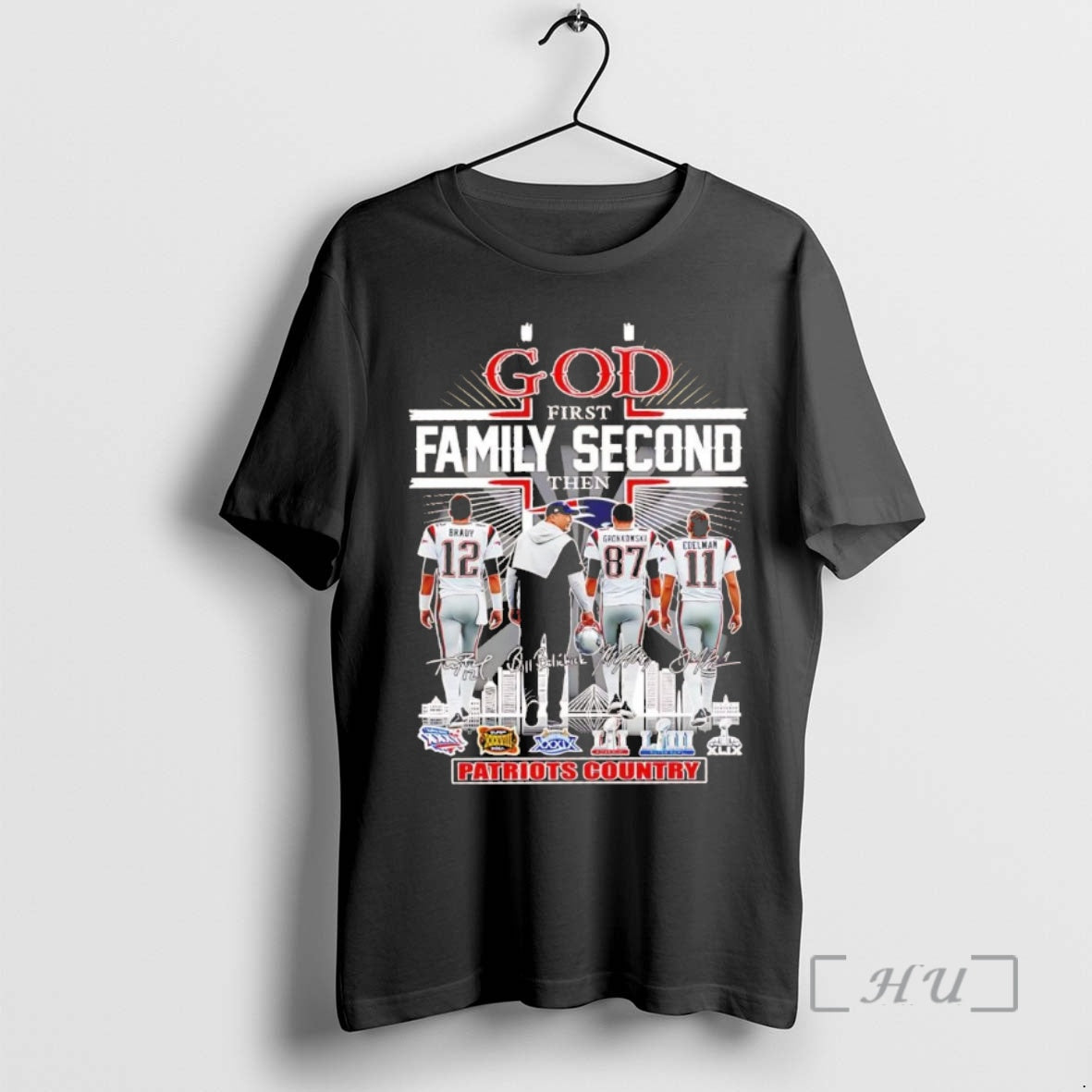 Officials God First Family Second Then Patriots Country Players Christmas Chriast Premium T Shirts Sweater Hoodie, Sweatshirt