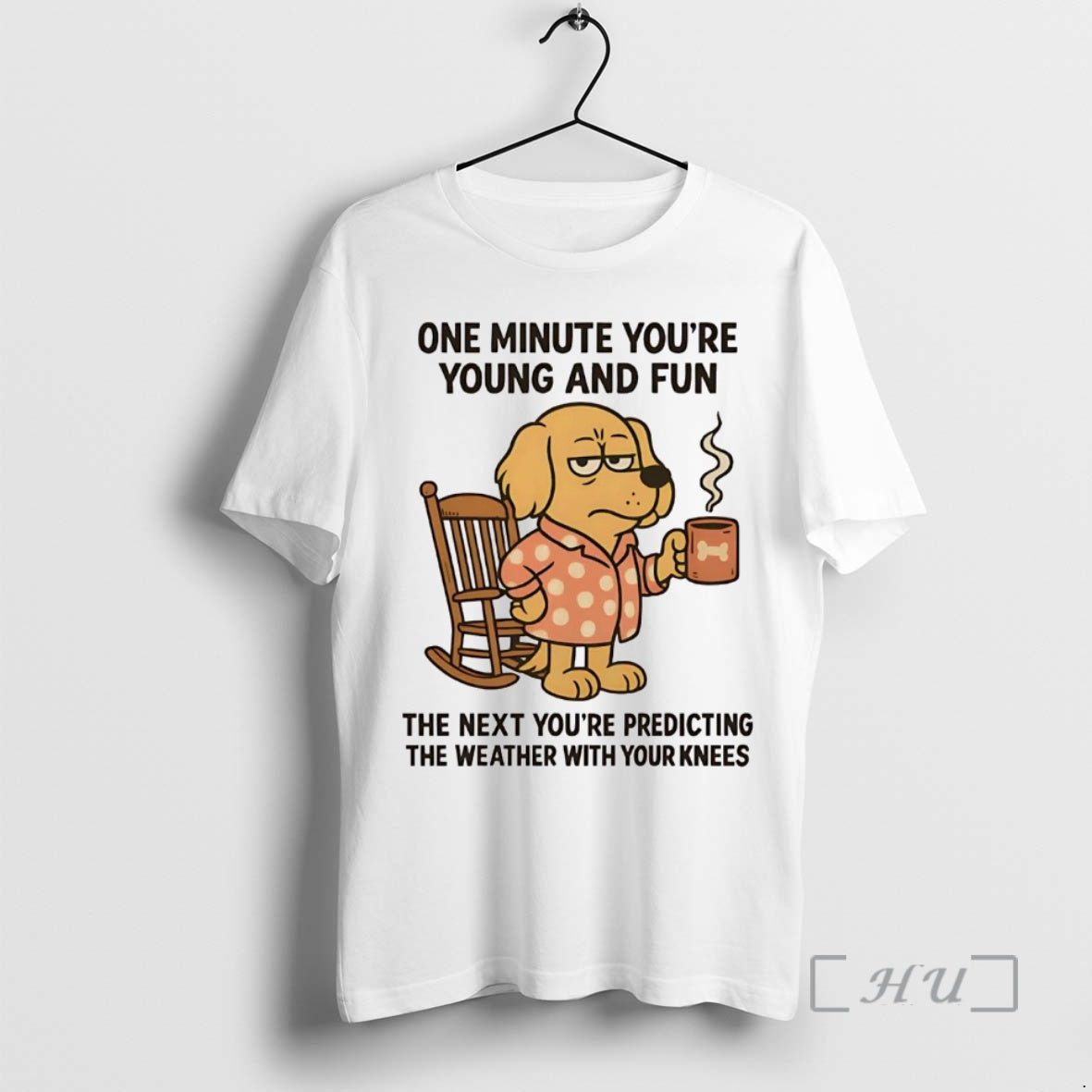 Officials Golden Retriever One Minute Youre Young And Fun T-Shirts, Hoodie, Sweatshirt | PodTeesHub.com