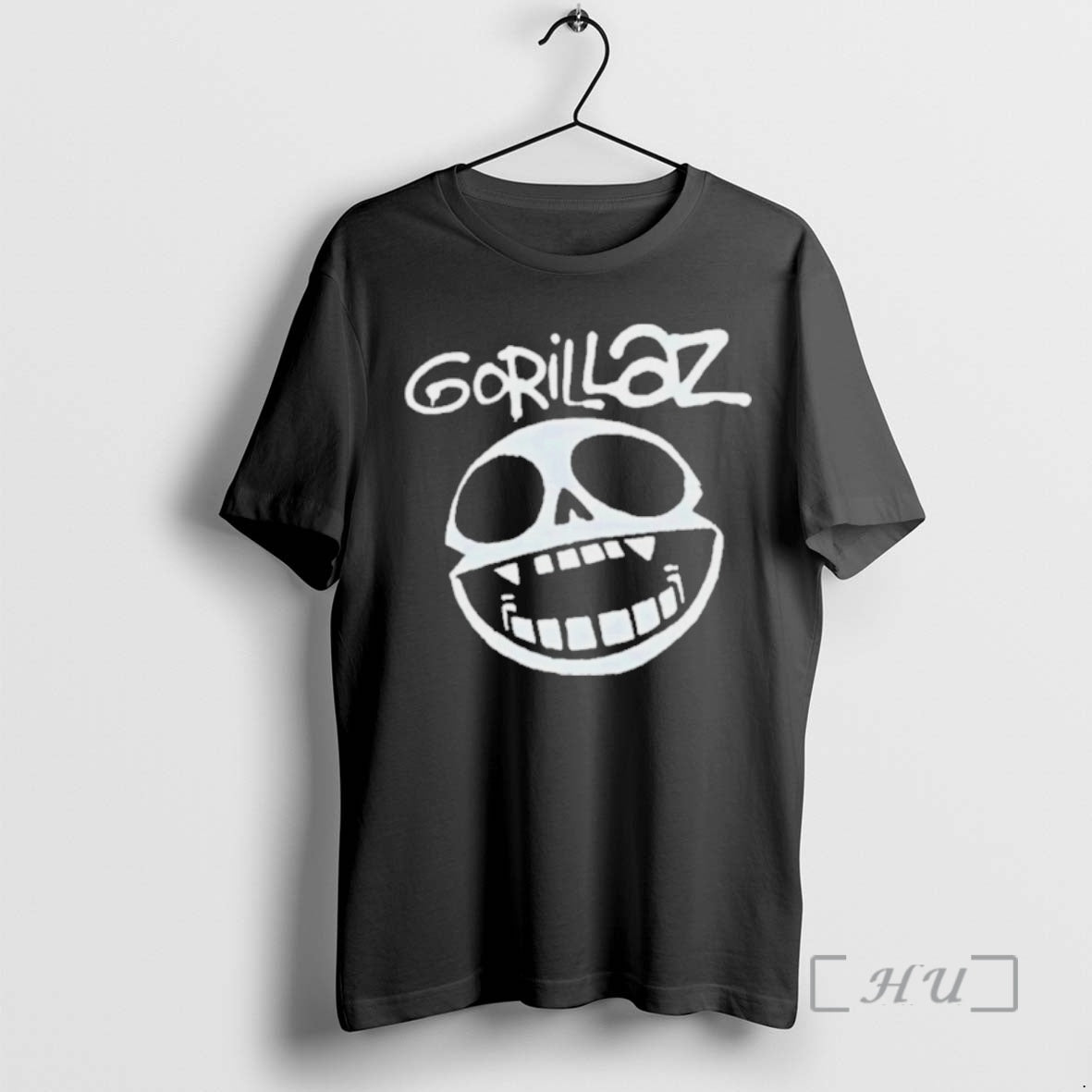 Officials Gorillaz Band Skull Logo T-Shirts, Hoodie, Sweatshirt | PodTeesHub.com