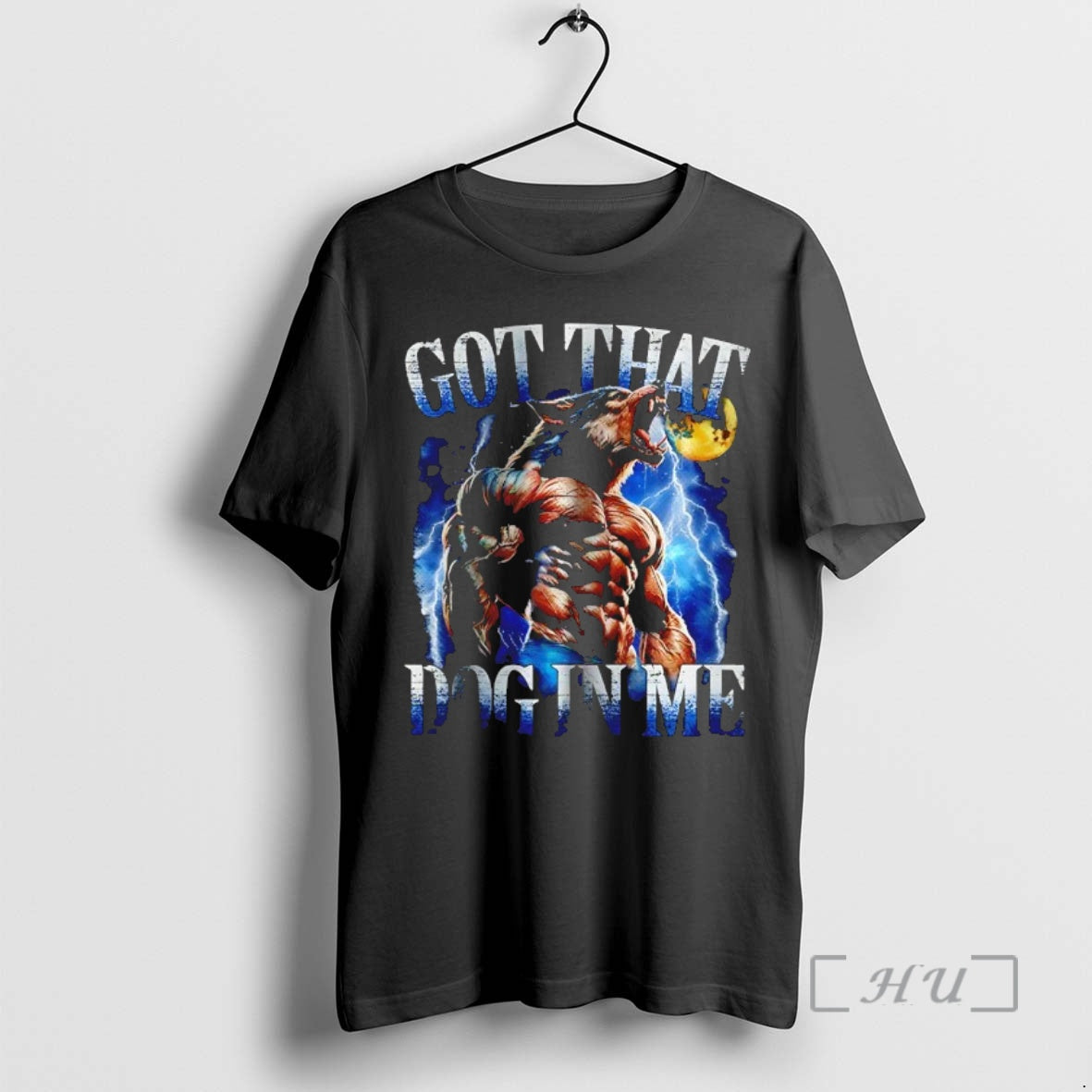 Officials Got That Dog In Me Wolf Lightning T-Shirts, Hoodie, Sweatshirt | PodTeesHub.com