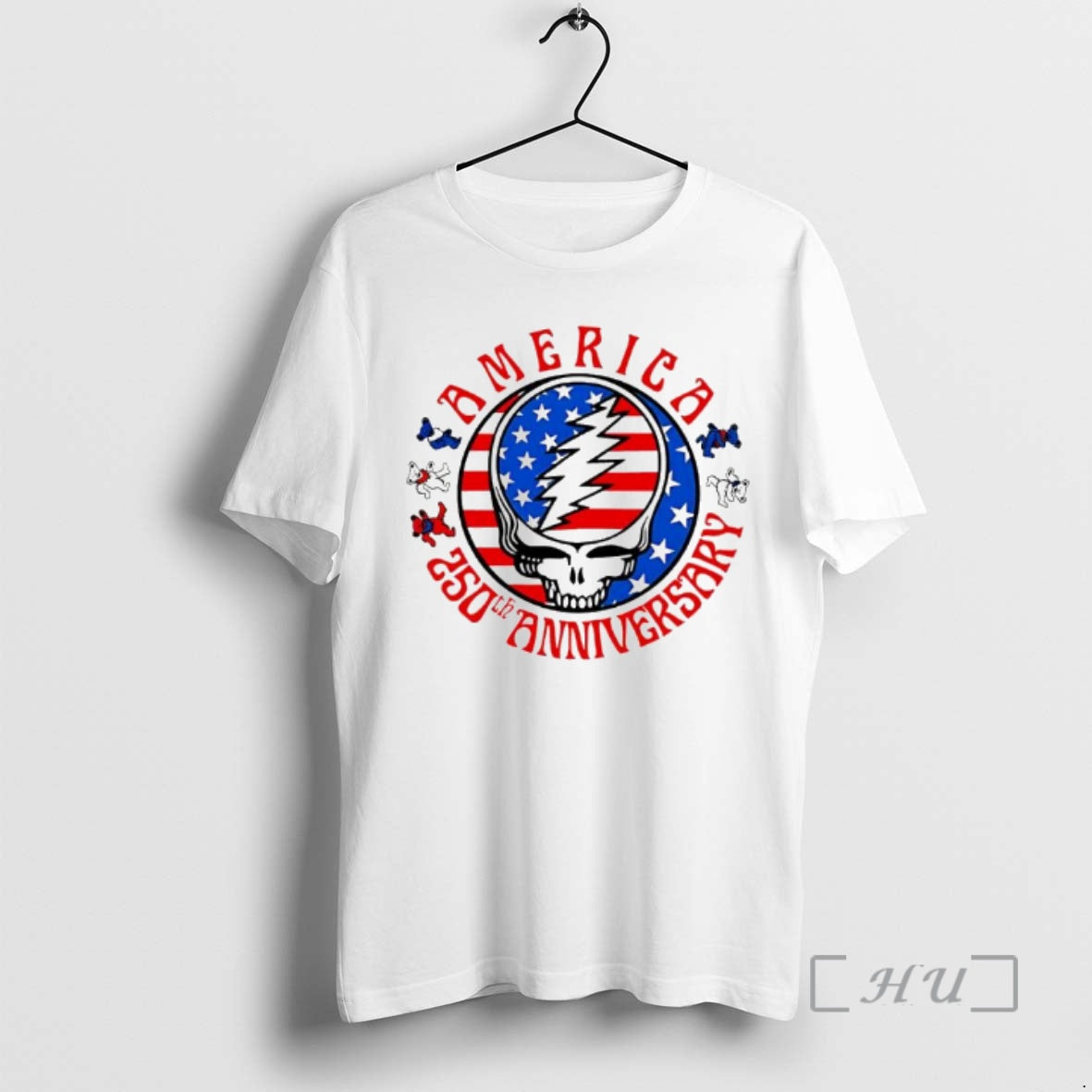 Officials Grateful Dead 250th Anniversary American Flag Steal Your Face T-Shirts, Hoodie, Sweatshirt | PodTeesHub.com