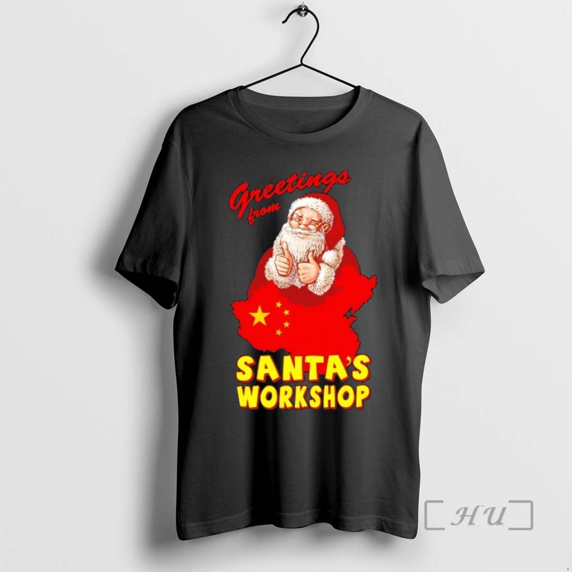 Officials Greetings From Santas Workshop China State T-Shirts, Hoodie, Sweatshirt | PodTeesHub.com