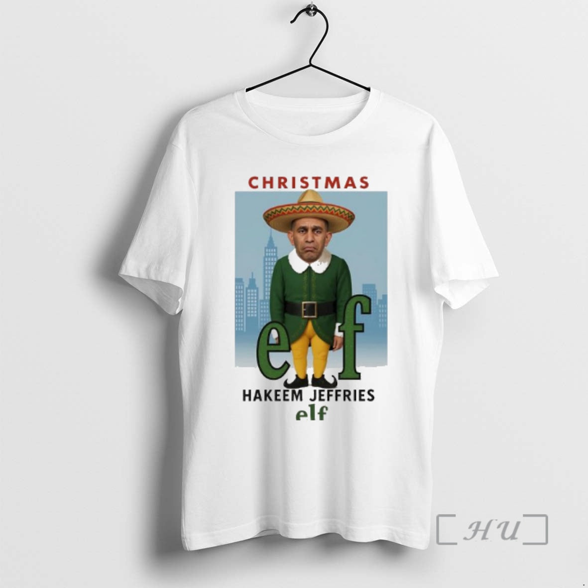 Officials Hakeem Jeffries Christmas Elf U S T-Shirts, Hoodie, Sweatshirt | PodTeesHub.com