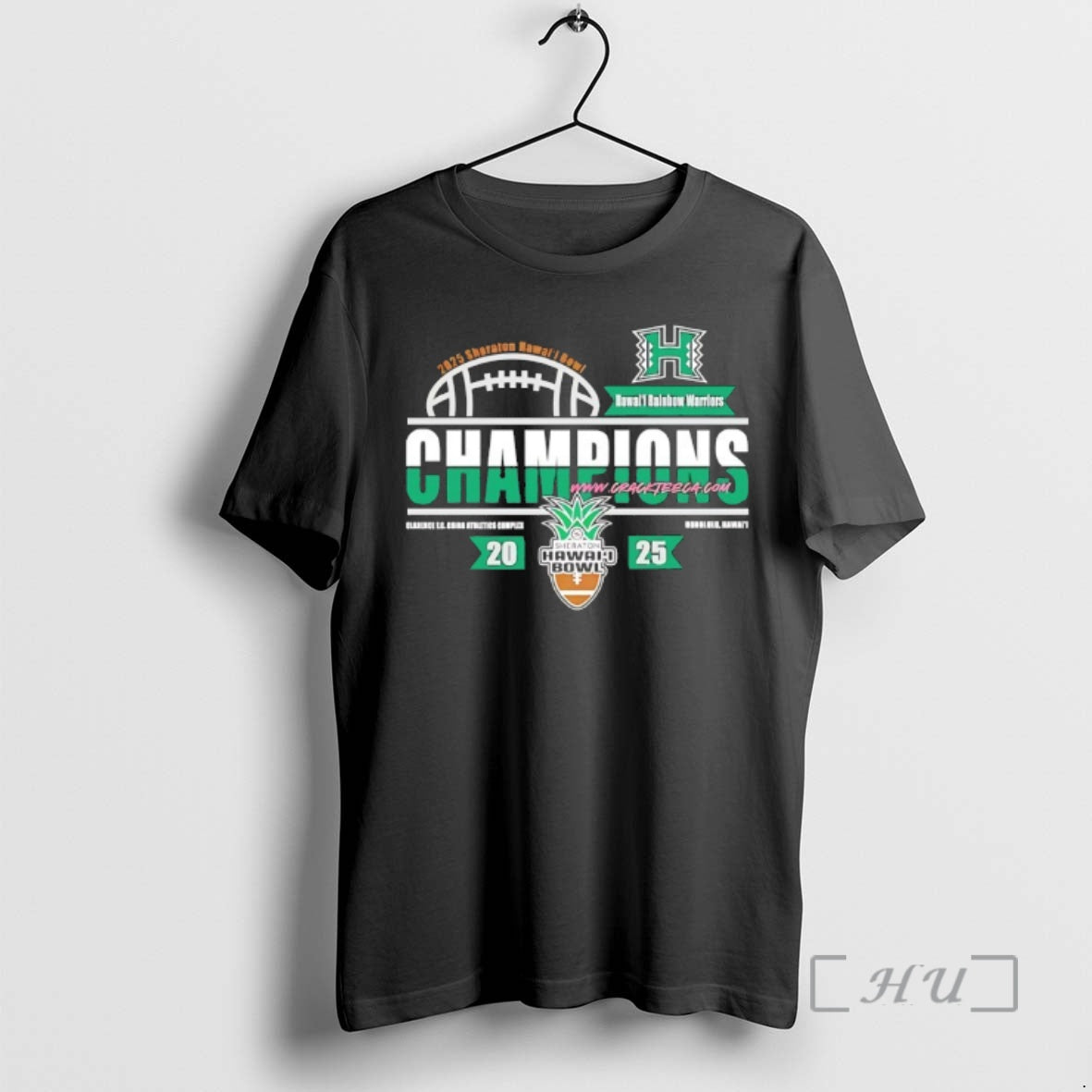Officials Hawaii Rainbow Warriors Football 2025 Sheraton Hawaii Bowl Champions T-Shirts, Hoodie, Sweatshirt | PodTeesHub.com