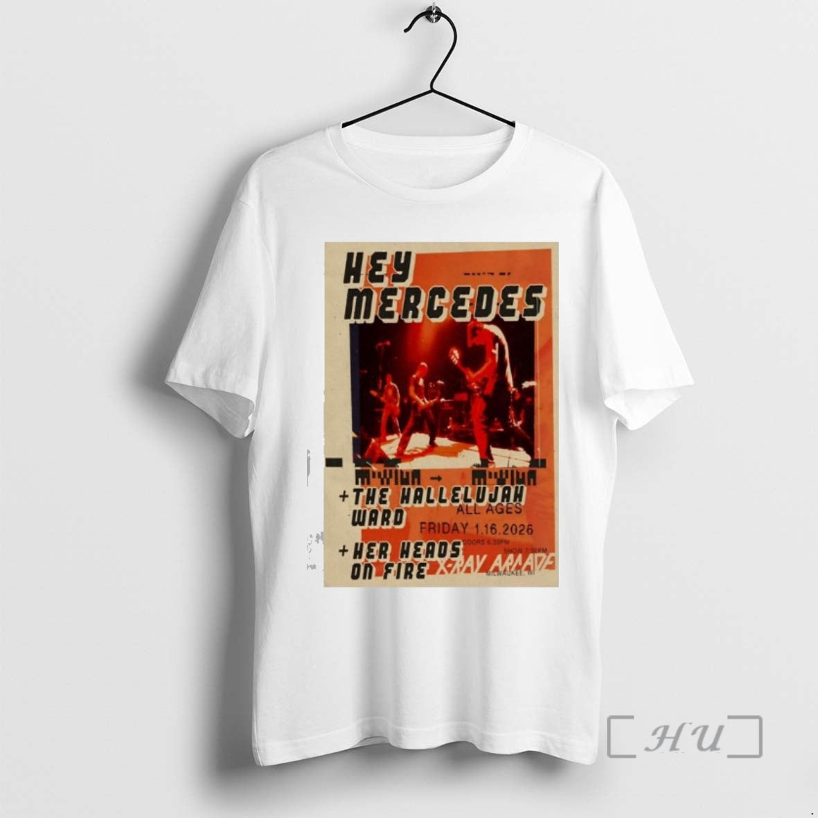 Officials Hey Mercedes X Ray Arcade Cudahy Wi Jan 16 2026 Premium T Shirts Sweater Hoodie, Sweatshirt | PodTeesHub.com