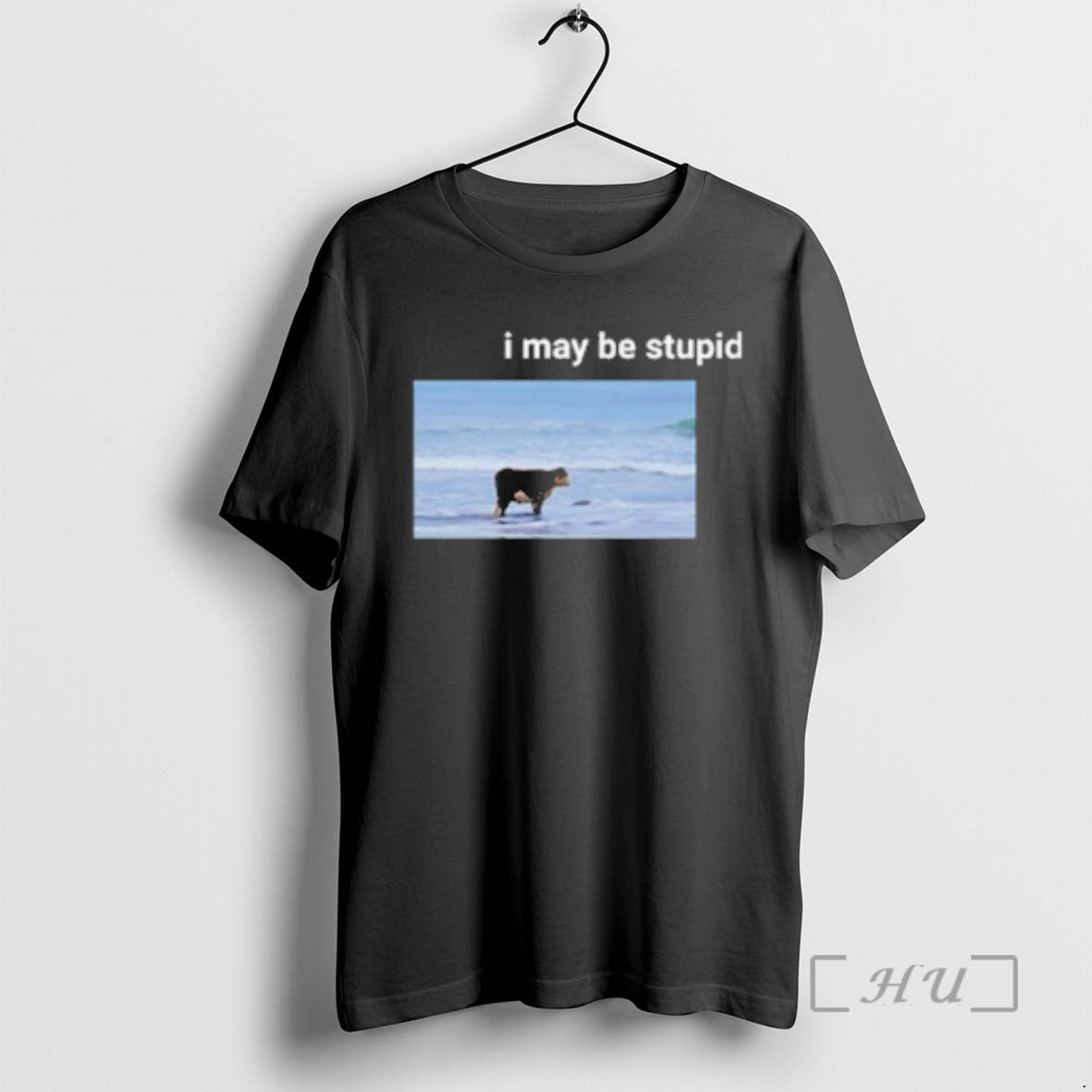 Officials I May Be Stupid Cow On Beach Meme T-Shirts, Hoodie, Sweatshirt | PodTeesHub.com