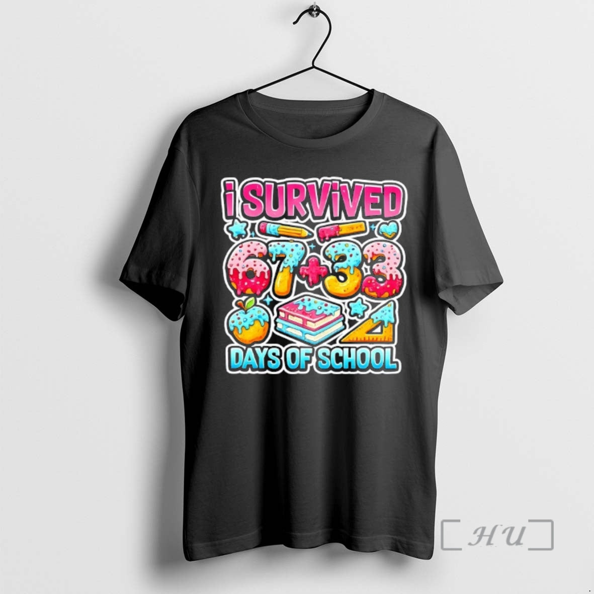 Officials I Survived 67 33 Days Of School 100 Days Of School 6 7 Meme T-Shirts, Hoodie, Sweatshirt | PodTeesHub.com