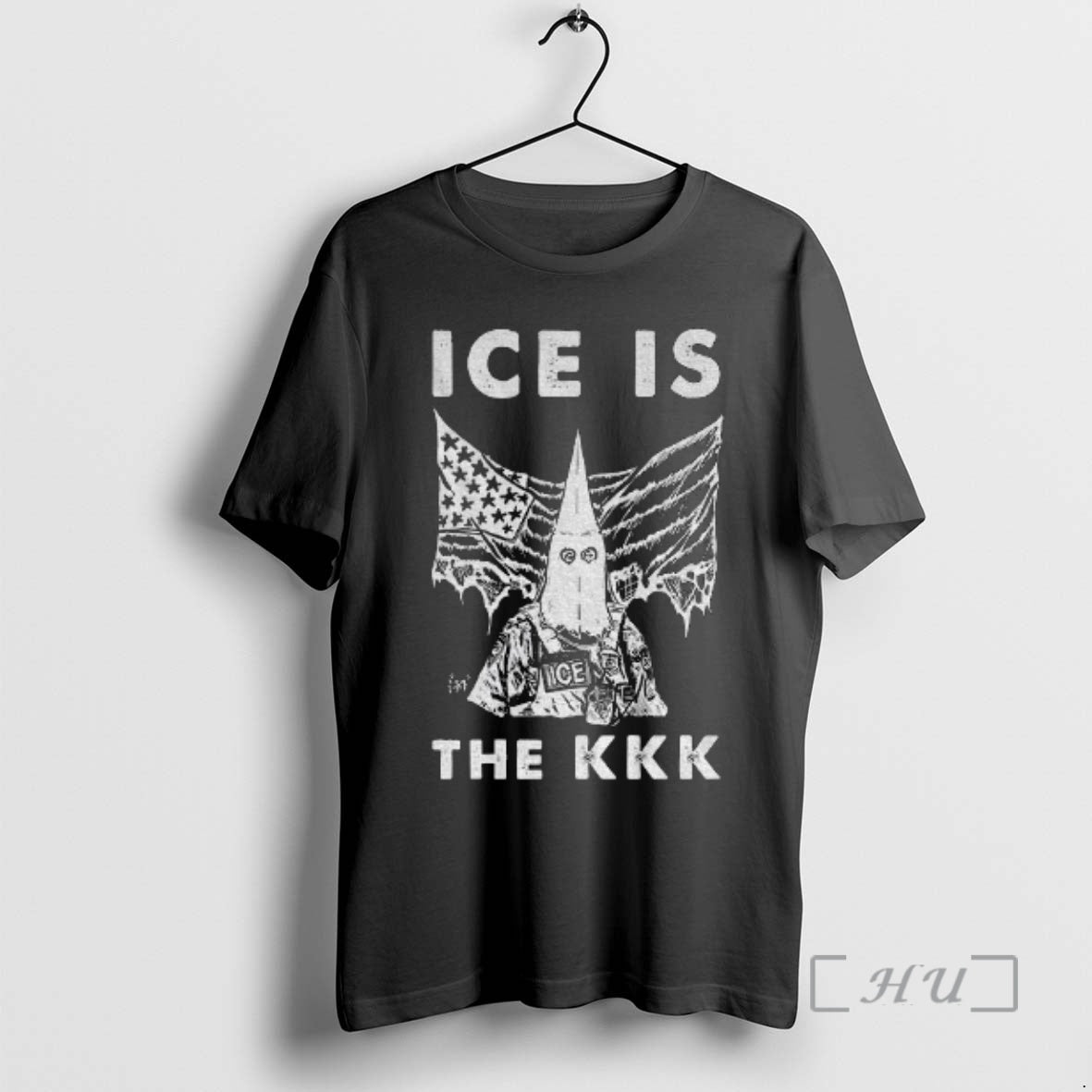 Officials Ice Is The Kkk Funny Political T-Shirts, Hoodie, Sweatshirt | PodTeesHub.com