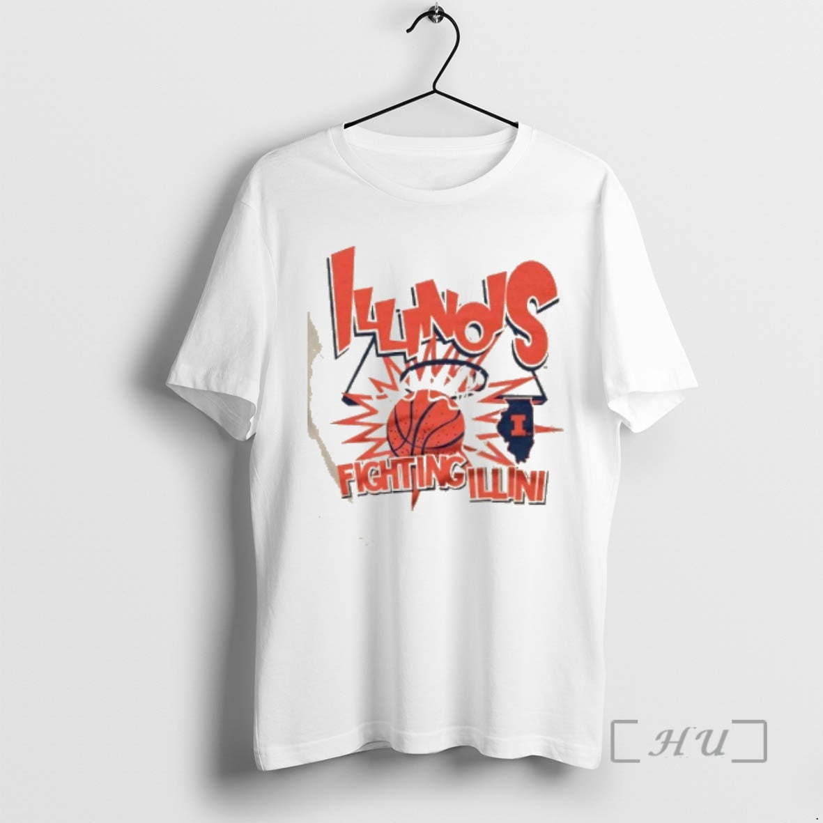 Officials Illinois Fighting Illini Basketball Slam T-Shirts, Hoodie, Sweatshirt | PodTeesHub.com