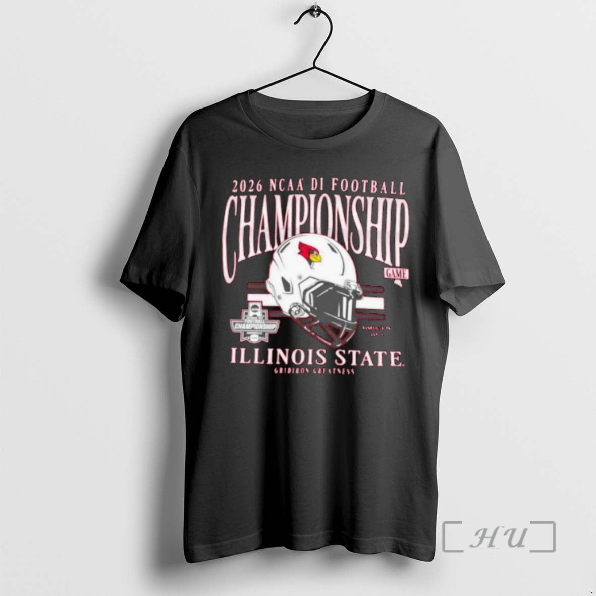 Officials Illinois State Redbirds 2026 Ncaa Division 1 Football Championship Game Gridiron Greatness Premium T-Shirts,...