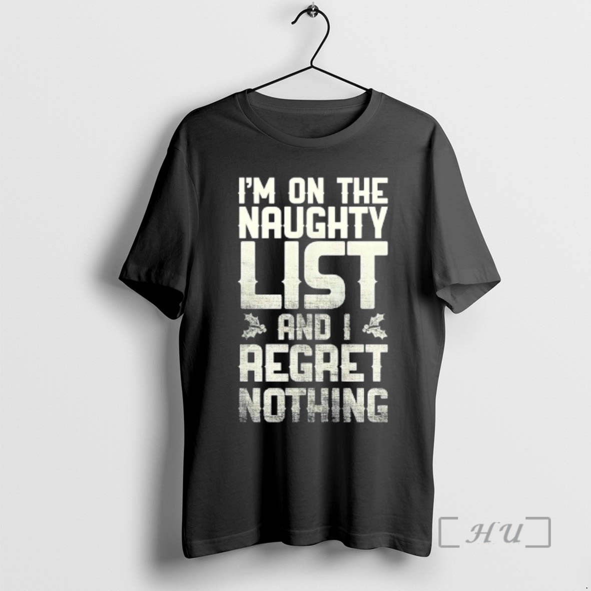 Officials Im On The Naughty List And I Regret Nothing Retro Premium T Shirts Sweater Hoodie, Sweatshirt | PodTeesHub.com