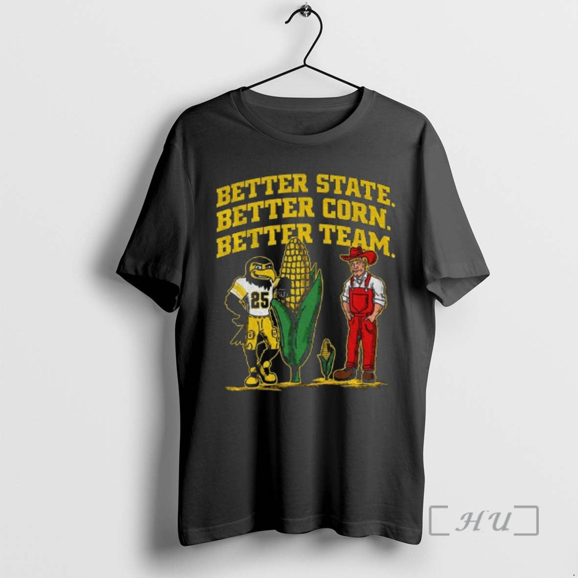 Officials Iowa Hawkeyes Vs Nebraska Cornhuskers Better State Better Corn Better Team Premium T Shirts Hoodie, Sweatshirt