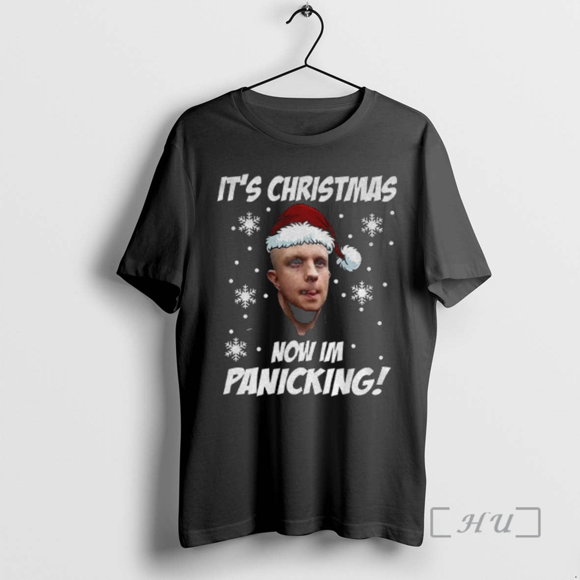 Officials Its Christmas Now Im Panicking Funny Christmas Meme T-Shirts, Hoodie, Sweatshirt | PodTeesHub.com