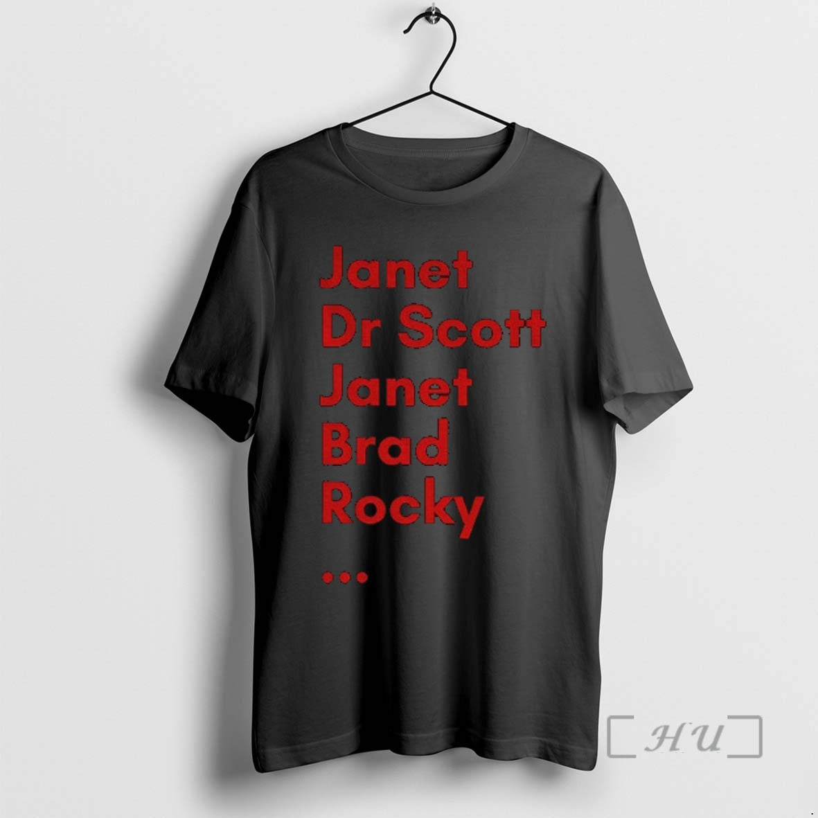 Officials Janet Dr Scott Janet Brad Rocky Rocky Horror Show T-Shirts, Hoodie, Sweatshirt | PodTeesHub.com