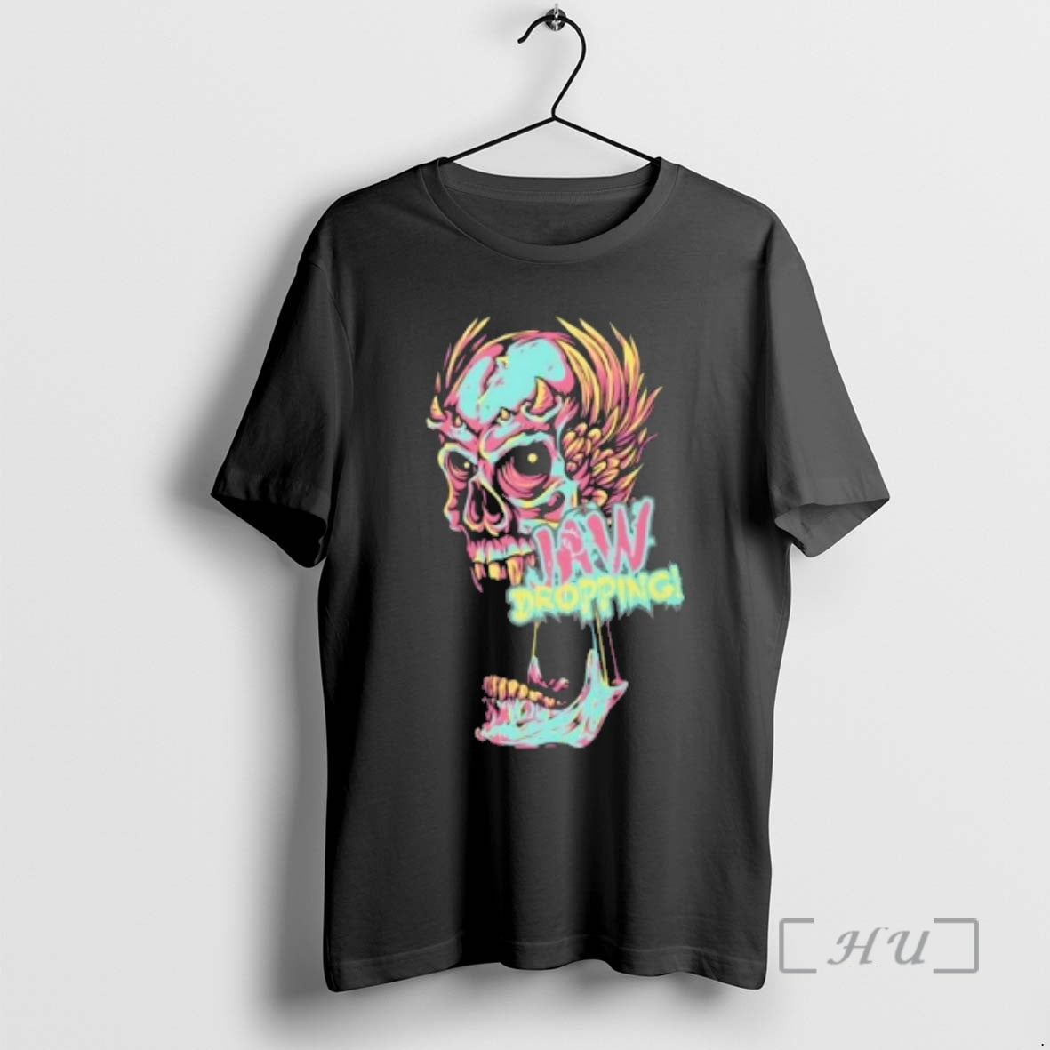 Officials Jaw Dropping Skull Neon Graphic T-Shirts, Hoodie, Sweatshirt | PodTeesHub.com