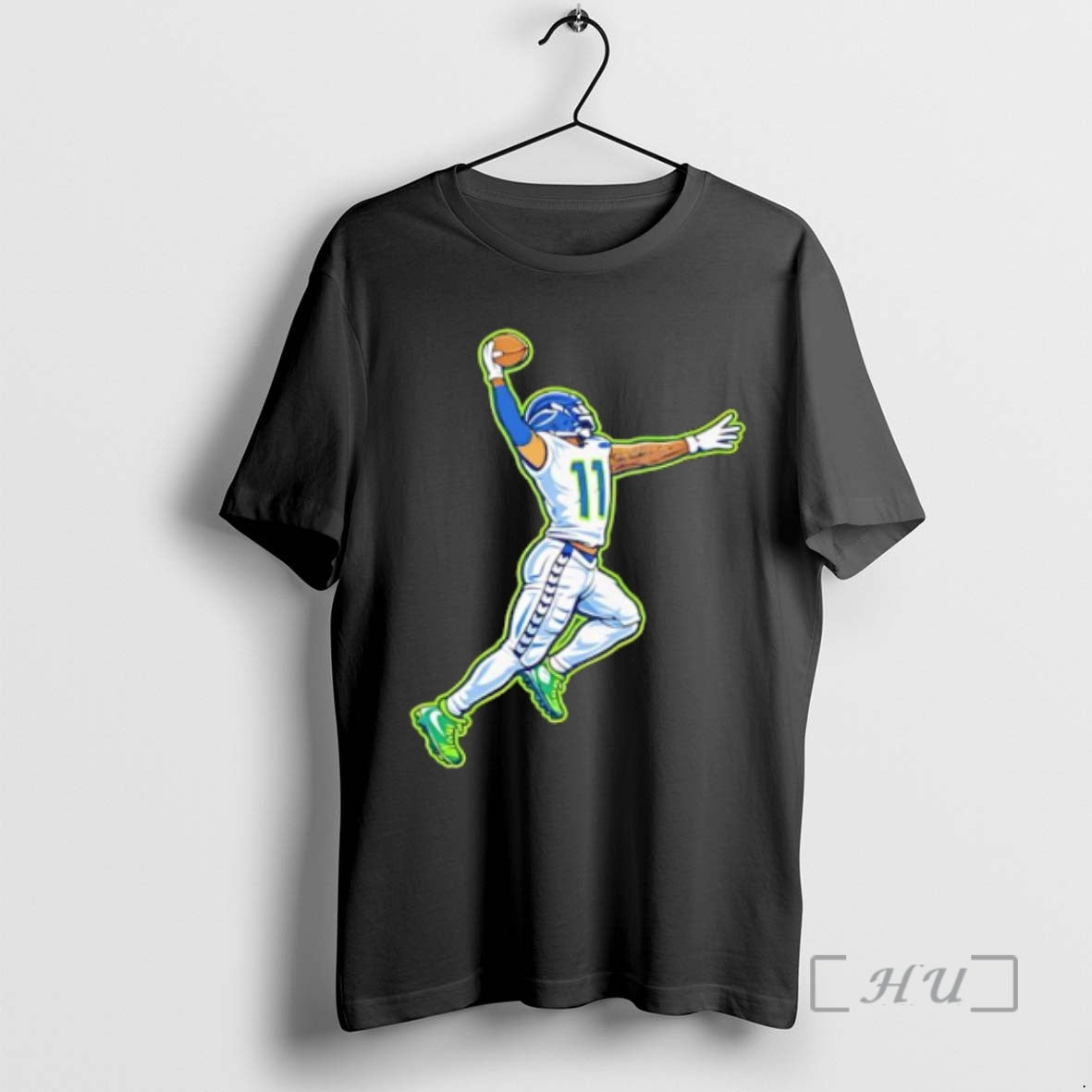 Officials Jaxon Smith Njigba Seahawks Slam Dunk Touchdown Celebration T-Shirts, Hoodie, Sweatshirt | PodTeesHub.com