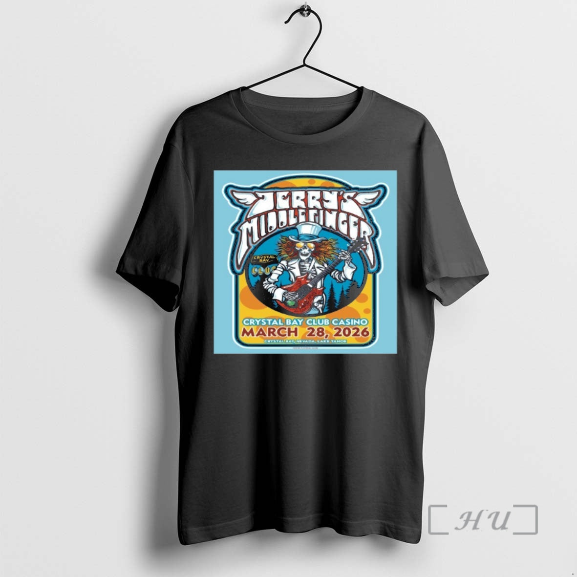 Officials Jerrys Middle Finger Crystal Bay Nevada March 28 2026 Concert Premium T Shirts Sweater Hoodie, Sweatshirt