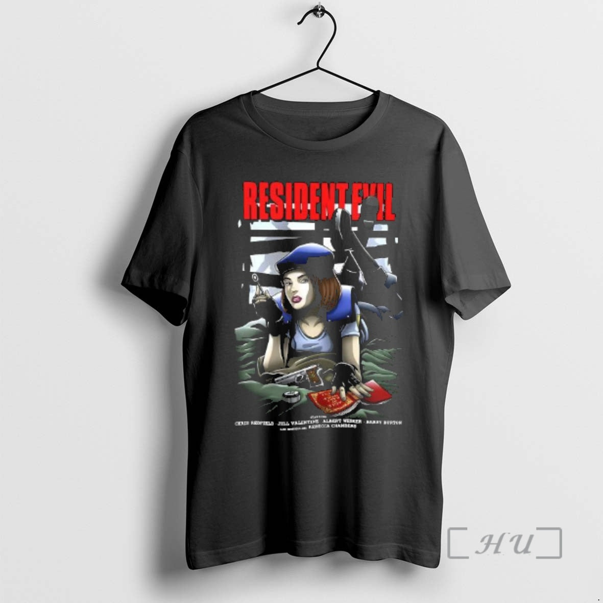 Officials Jill Valentine Fiction Resident Evil Video Game T-Shirts, Hoodie, Sweatshirt | PodTeesHub.com