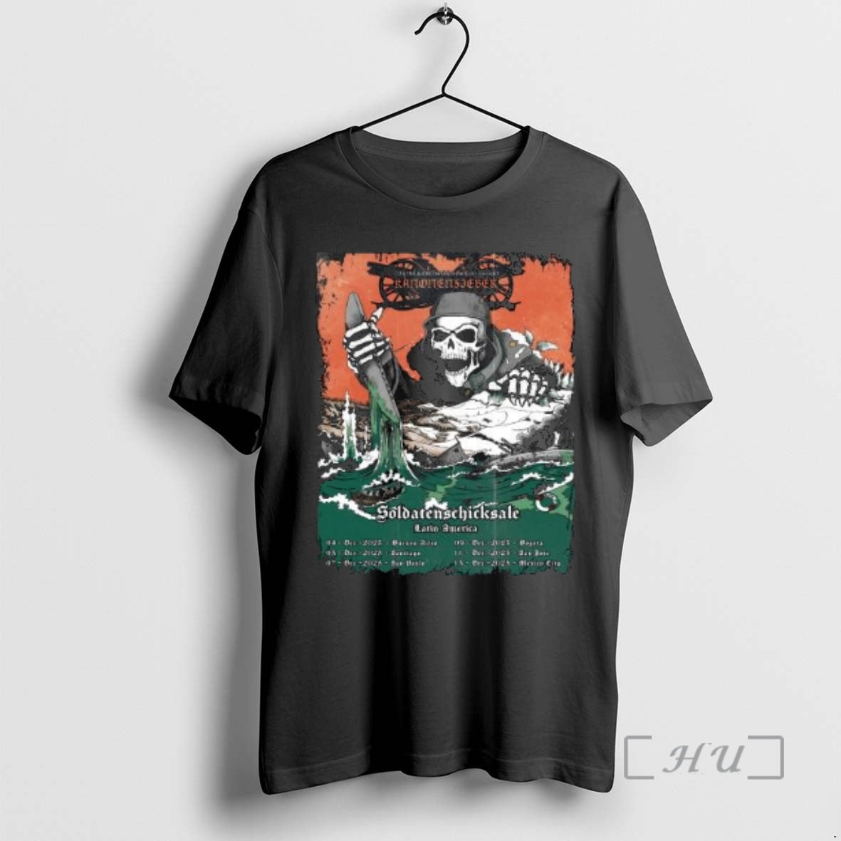 Officials Kanonenfieber Dec 2025 Latin American Tour Circle Black T-Shirts, Hoodie, Sweatshirt | PodTeesHub.com
