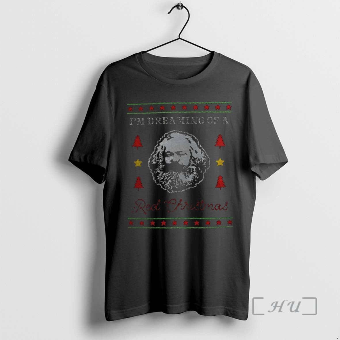 Officials Karl Marx Im Dreaming Of A Red Christmas Philosophy Ugly Christmas Premium T Shirts Hoodie, Sweatshirt