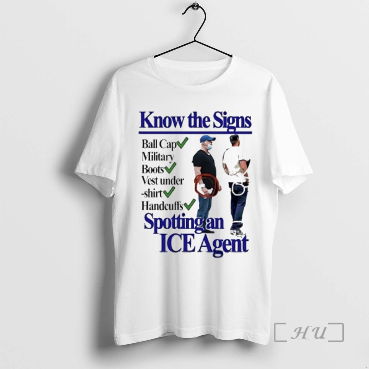 Officials Know The Signs Spotting An Ice Agent T-Shirts, Hoodie, Sweatshirt | PodTeesHub.com