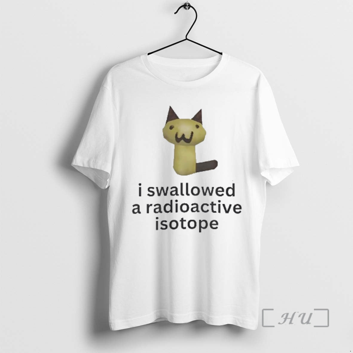 Officials Low Poly Cat I Swallowed A Radioactive Isotope T-Shirts, Hoodie, Sweatshirt | PodTeesHub.com