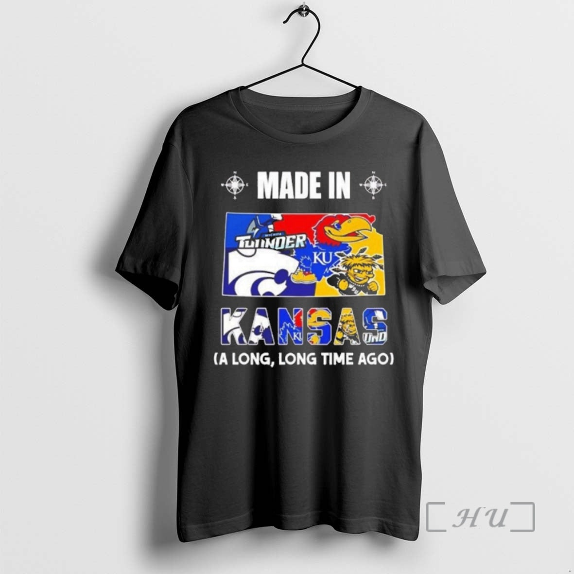 Officials Made In Kansas A Long Long Time Ago State Logo Map 2026 Premium T-Shirts, Hoodie, Sweatshirt | PodTeesHub.com