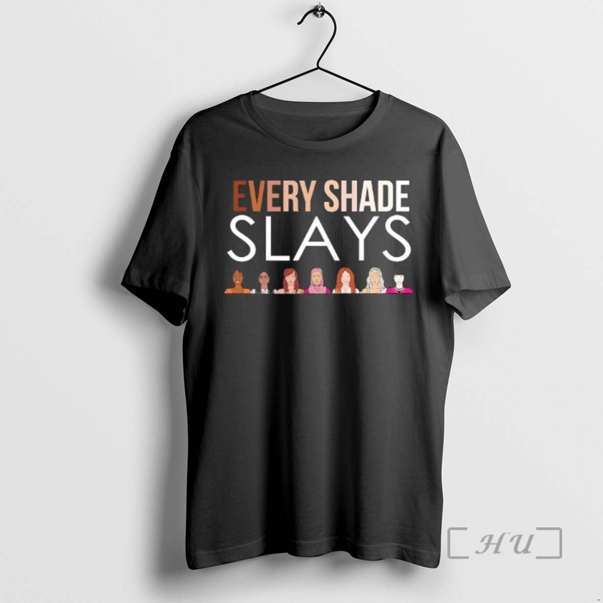 Officials Melanin Every Shade Slays Cartoon T-Shirts, Hoodie, Sweatshirt | PodTeesHub.com