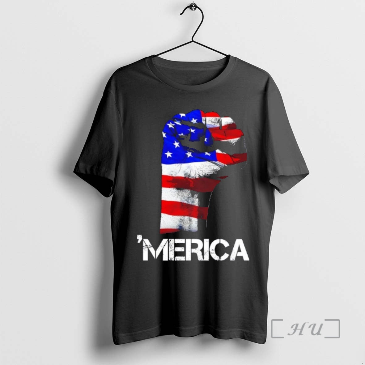 Officials Merica Freedom Fist Flag T-Shirts, Hoodie, Sweatshirt | PodTeesHub.com