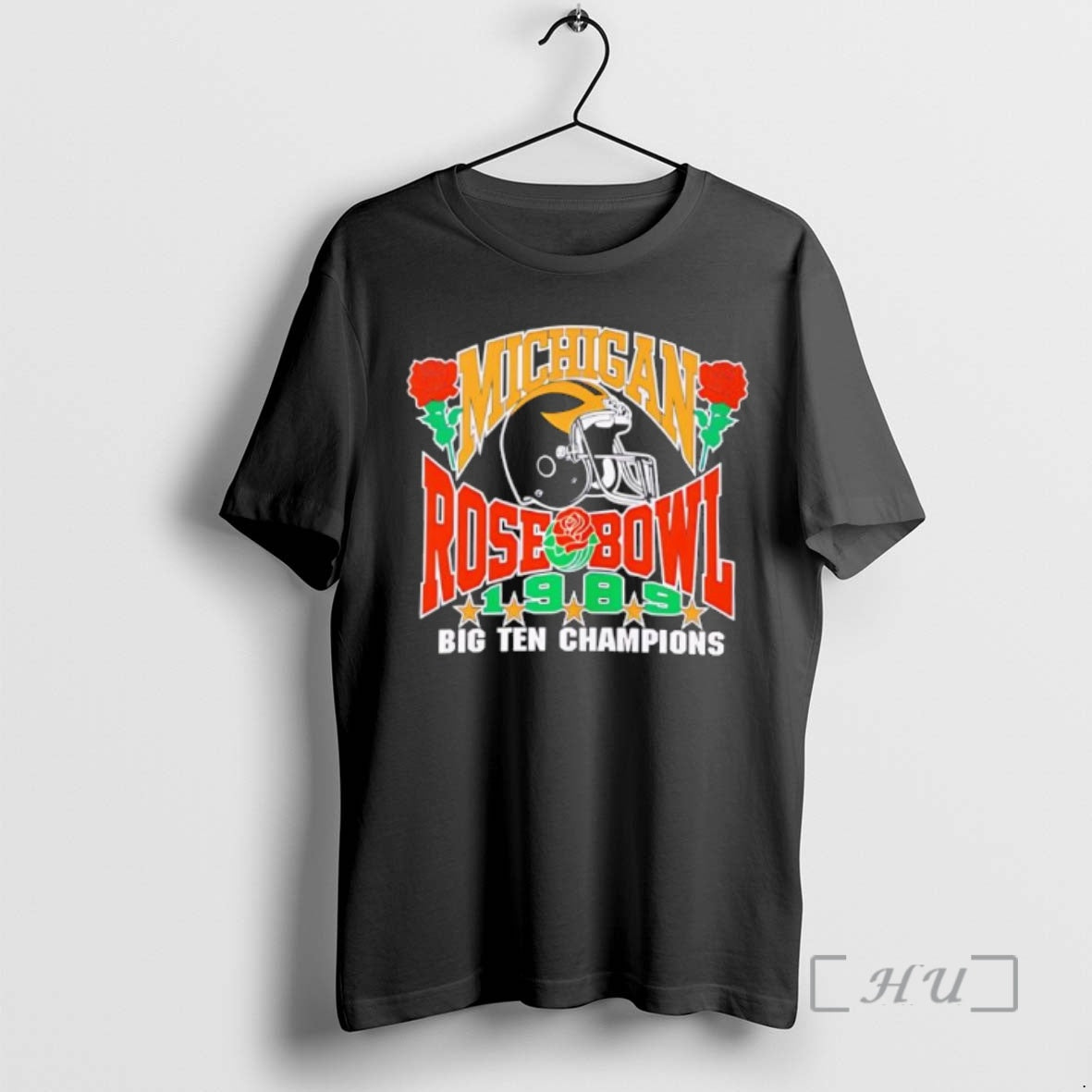 Officials Michigan Rose Bowl Big Ten Champions Vintage 1989 T-Shirts, Hoodie, Sweatshirt | PodTeesHub.com