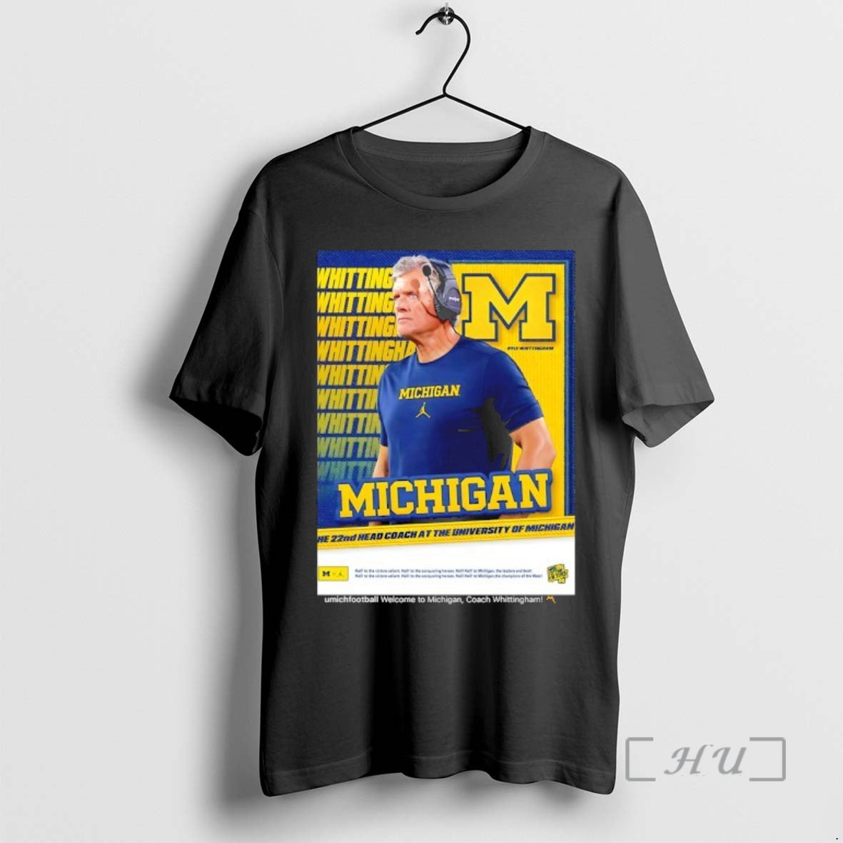 Officials Michigan Wolverines 22nd Head Coach Kyle Whittingham T-Shirts, Hoodie, Sweatshirt | PodTeesHub.com