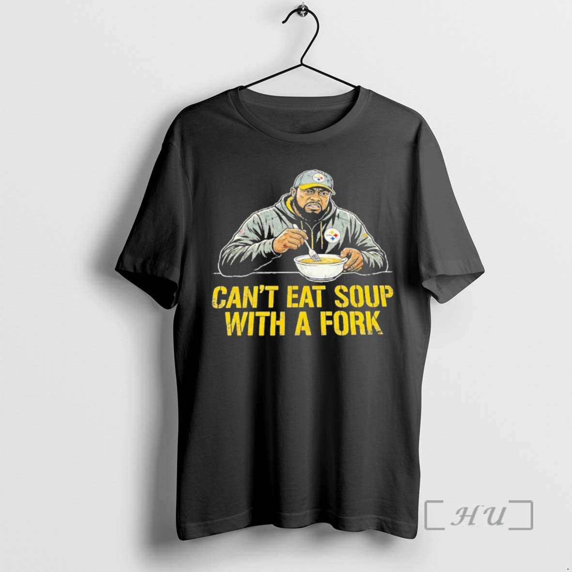 Officials Mike Tomlin Cant Eat Soup With A Fork T-Shirts, Hoodie, Sweatshirt | PodTeesHub.com