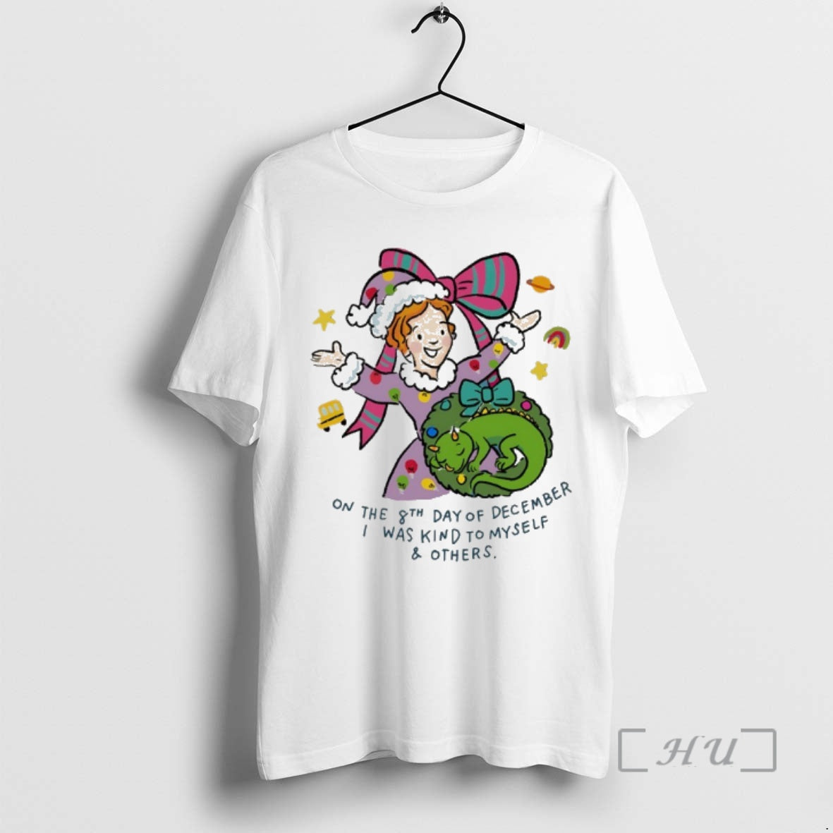 Officials Miss Frizzle On The 8th Day Of December I Was Kind To Myself And T-Shirts, Hoodie, Sweatshirt | PodTeesHub.com