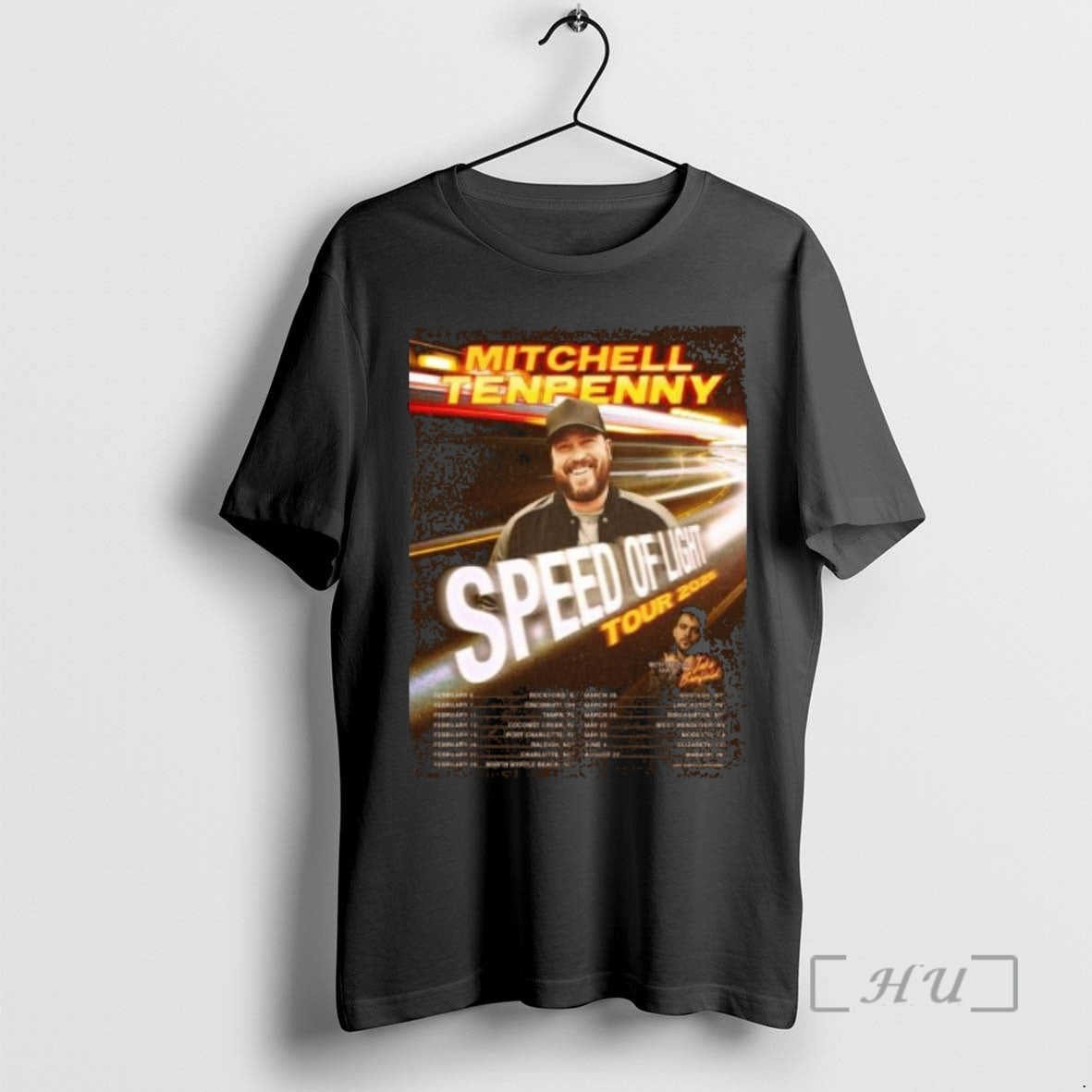 Officials Mitchell Tenpenny Speed Of Light Tour 2026 T-Shirts, Hoodie, Sweatshirt | PodTeesHub.com