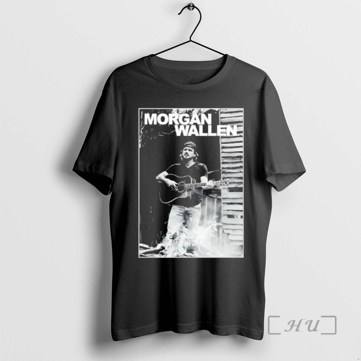 Officials Morgan Wallen Guitar Photo Graphic T-Shirts, Hoodie, Sweatshirt | PodTeesHub.com