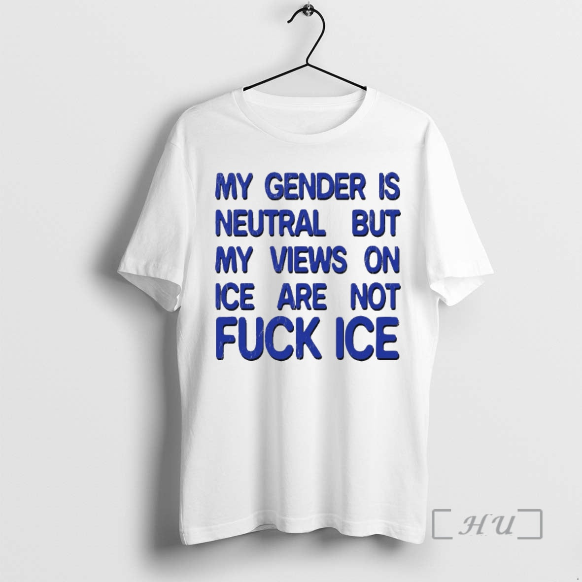 Officials My Gender Is Neutral But My Views On Ice Are Not Fuck Ice 2026 T-Shirts, Hoodie, Sweatshirt | PodTeesHub.com