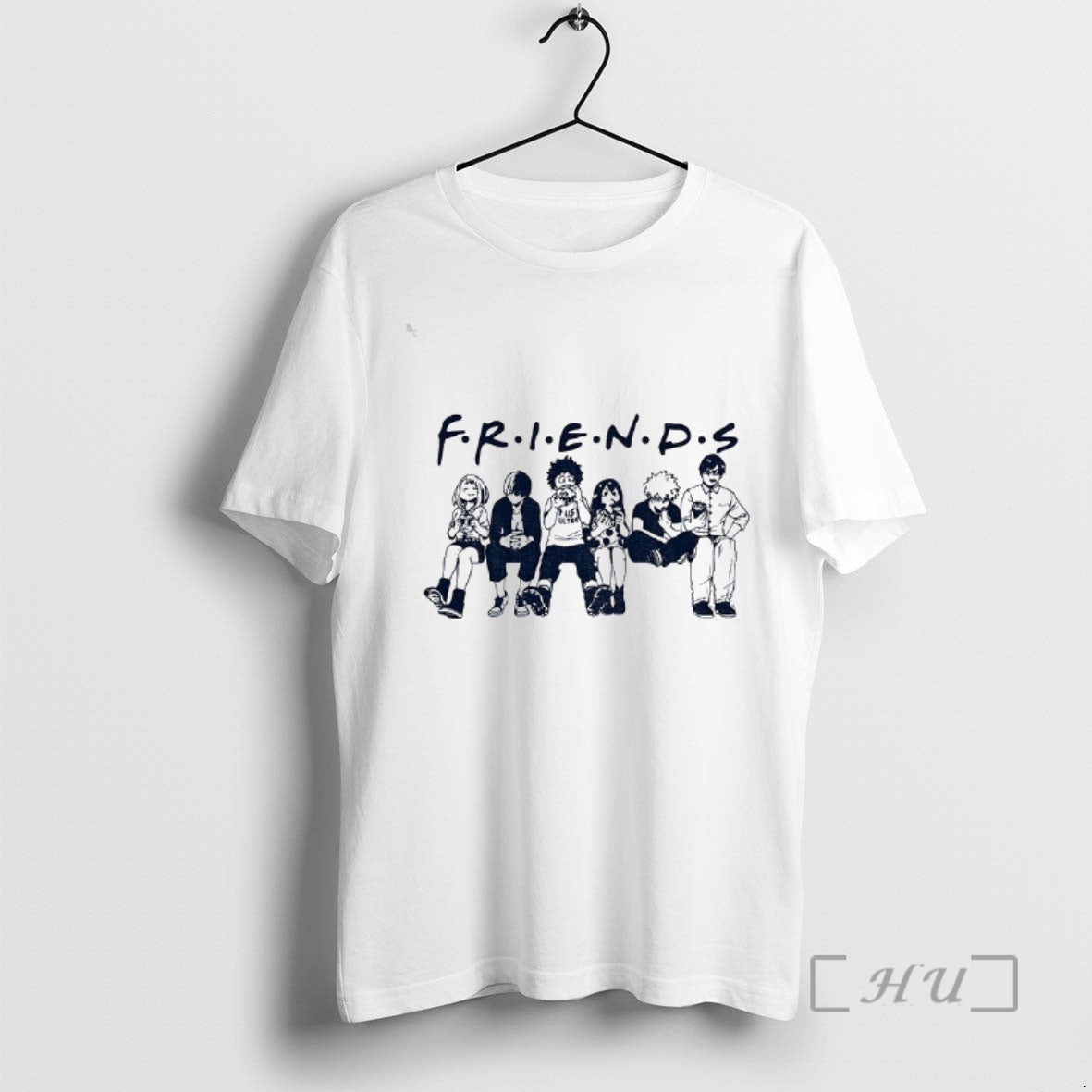 Officials My Hero Academia Friends Anime T-Shirts, Hoodie, Sweatshirt | PodTeesHub.com