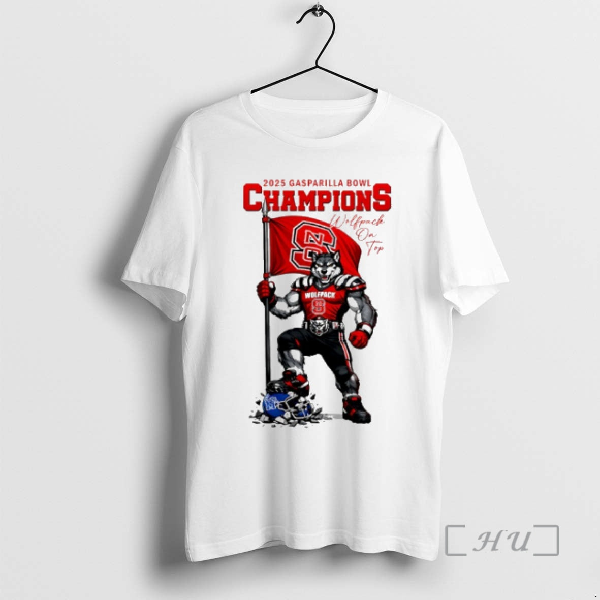 Officials Nc State Wolfpack Union Home Mortgage Gasparilla Bowl Champions 2025 Mascot Premium T Shirts Hoodie, Sweatshirt