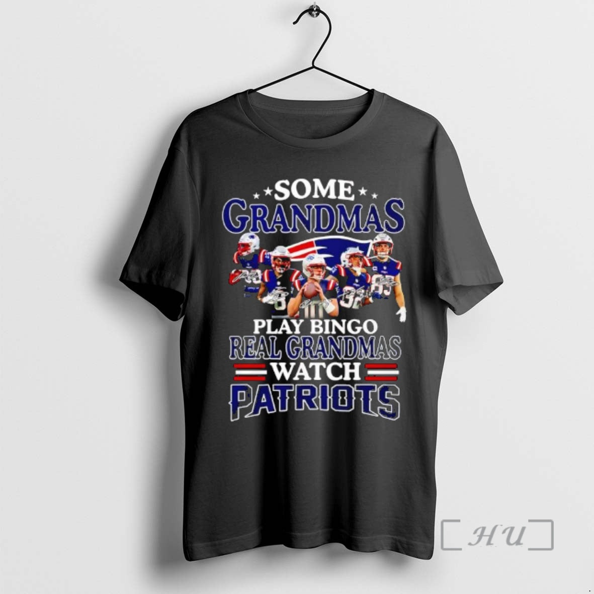 Officials Ne Patriots Several Players Some Grandmas Play Bingo Real Grandmas Watch Patriots Premium T-Shirts, Hoodie,...